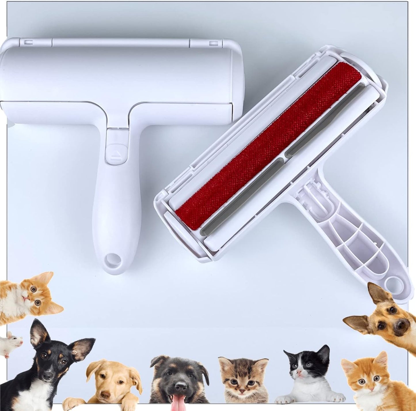 RolliePet® Reusable Pet Hair Remover Roller – Quick & Easy Fur Cleaner for Furniture, Clothes & Car Seats